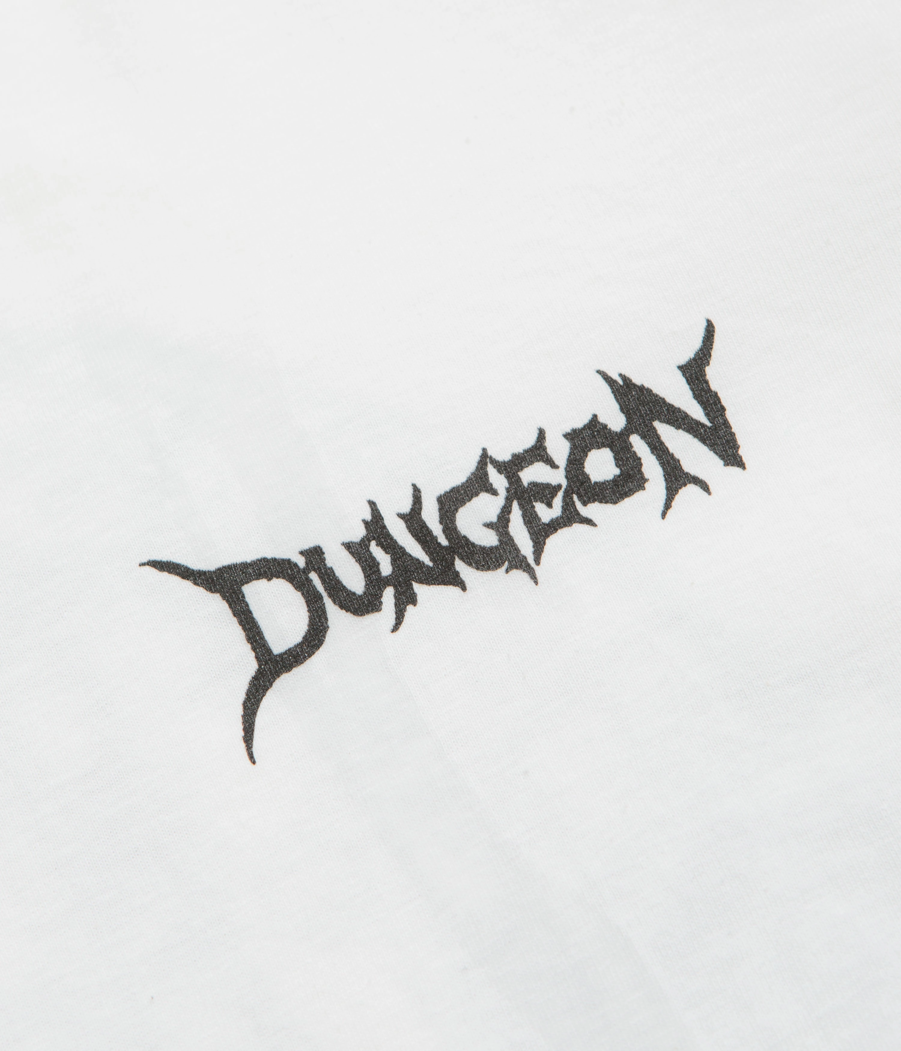 BiodegradableMaterial Dungeon Portcullis T-Shirt - White / Black