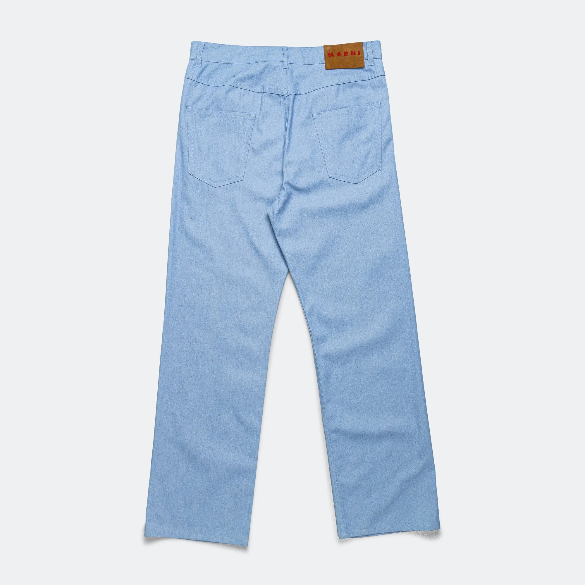 Trendy Sunny Vibes Straight Leg Denim - Iris Blue