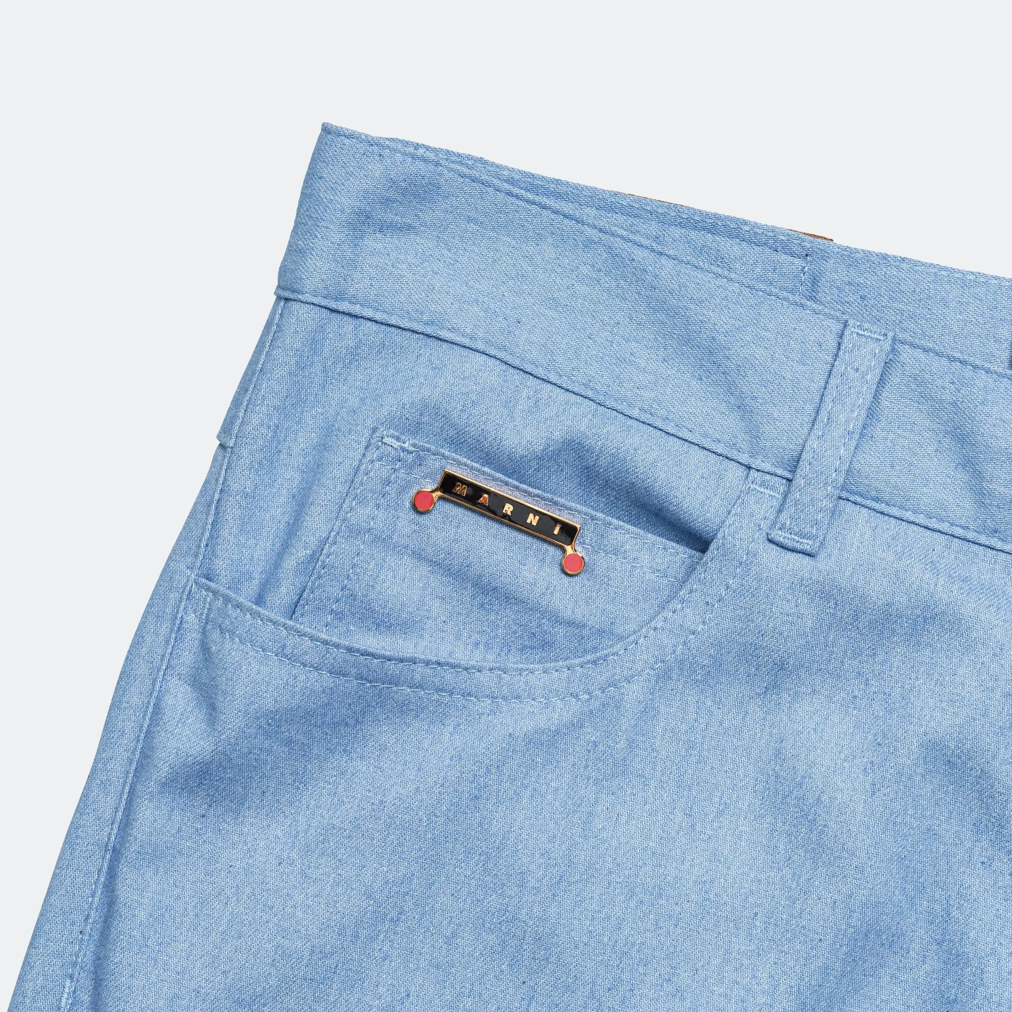 Outdoor Casual Straight Leg Denim - Iris Blue