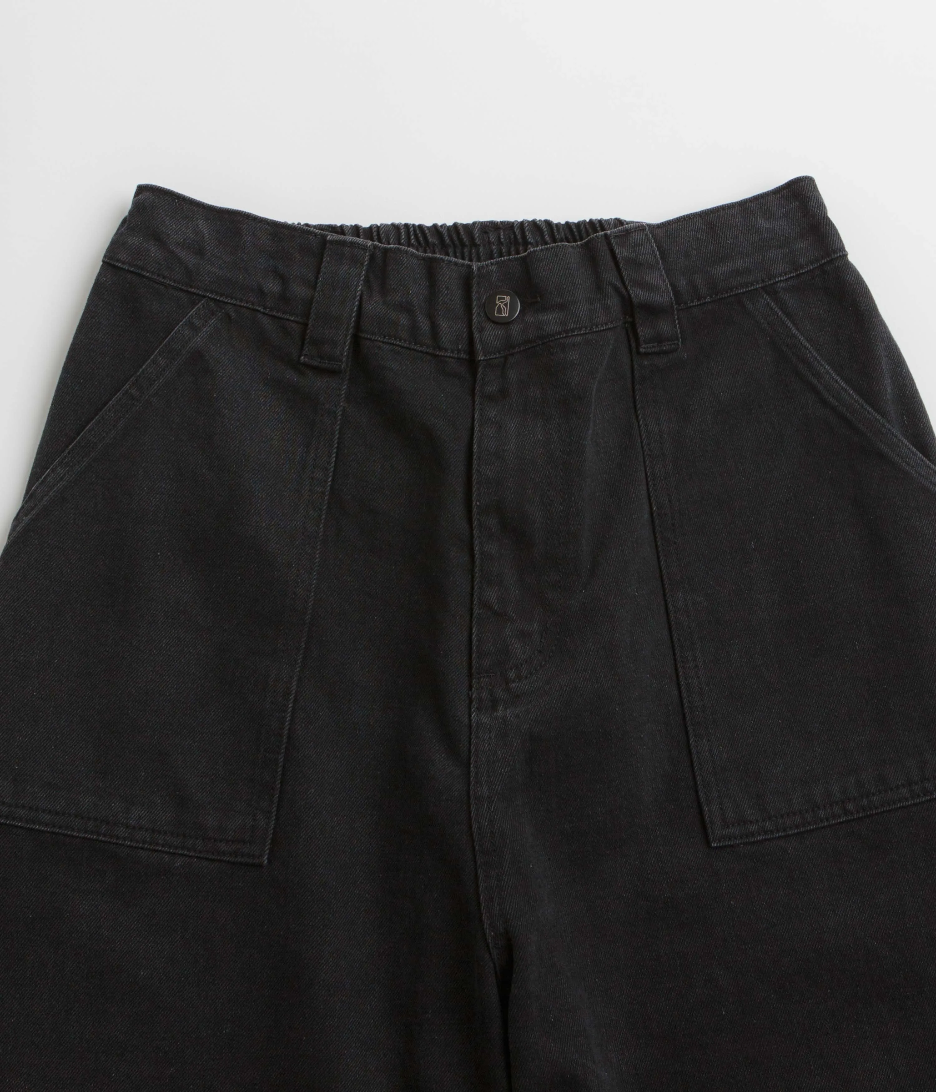 Poetic Collective Denim Painter Shorts - Black hypoallergenic material