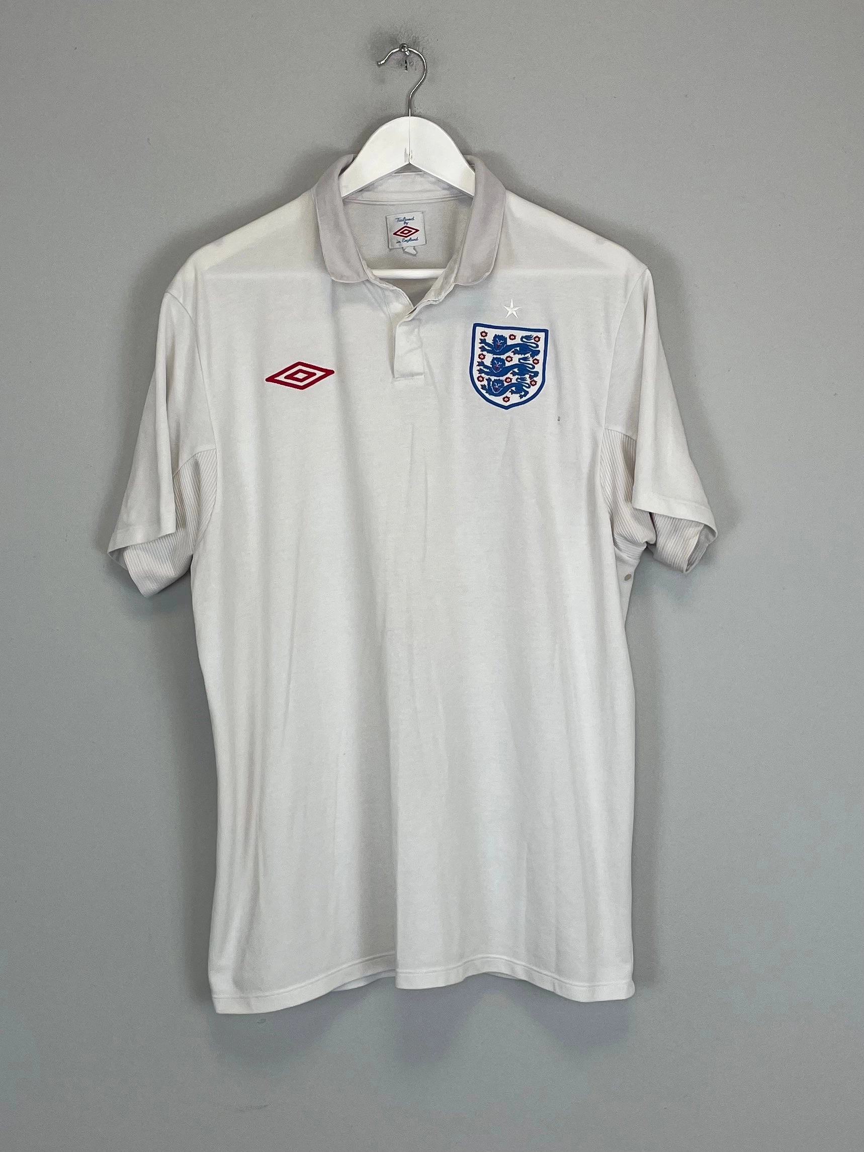 All Purpose Knit High Elasticity Fabric 2009/10 ENGLAND HOME SHIRT (XL) UMBRO