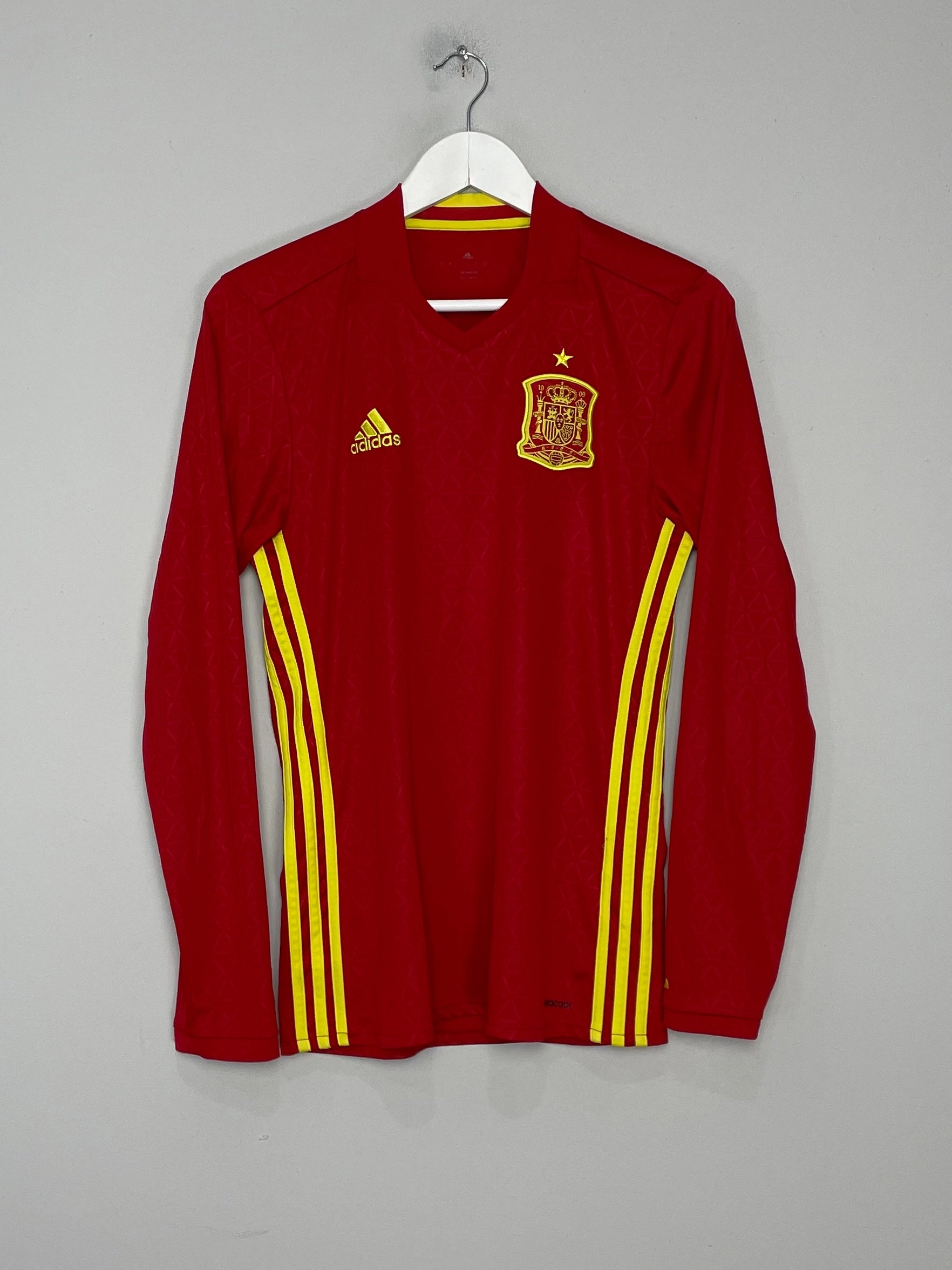 Flex Foam Reinforced 2016/17 SPAIN L/S HOME SHIRT (S) ADIDAS