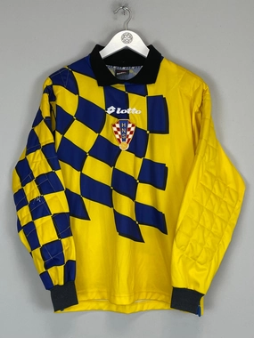 1998/00 CROATIA GK SHIRT (M)  LOTTO Stretchable Fabric Fast Cooling