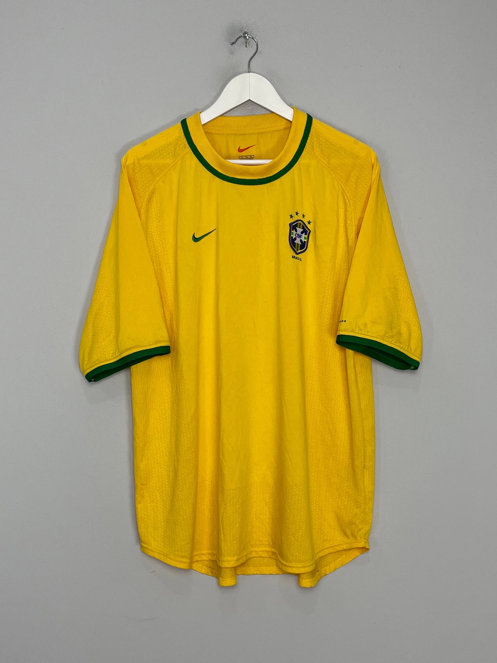 Muscle Motion 2000/02 BRAZIL *PROTOTYPE* HOME SHIRT (XL) NIKE