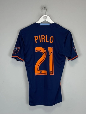 2016/17 NEW YORK CITY PIRLO #21 AUTHENTIC AWAY SHIRT (S) ADIDAS Cozy Performance High Density Knit Fabric