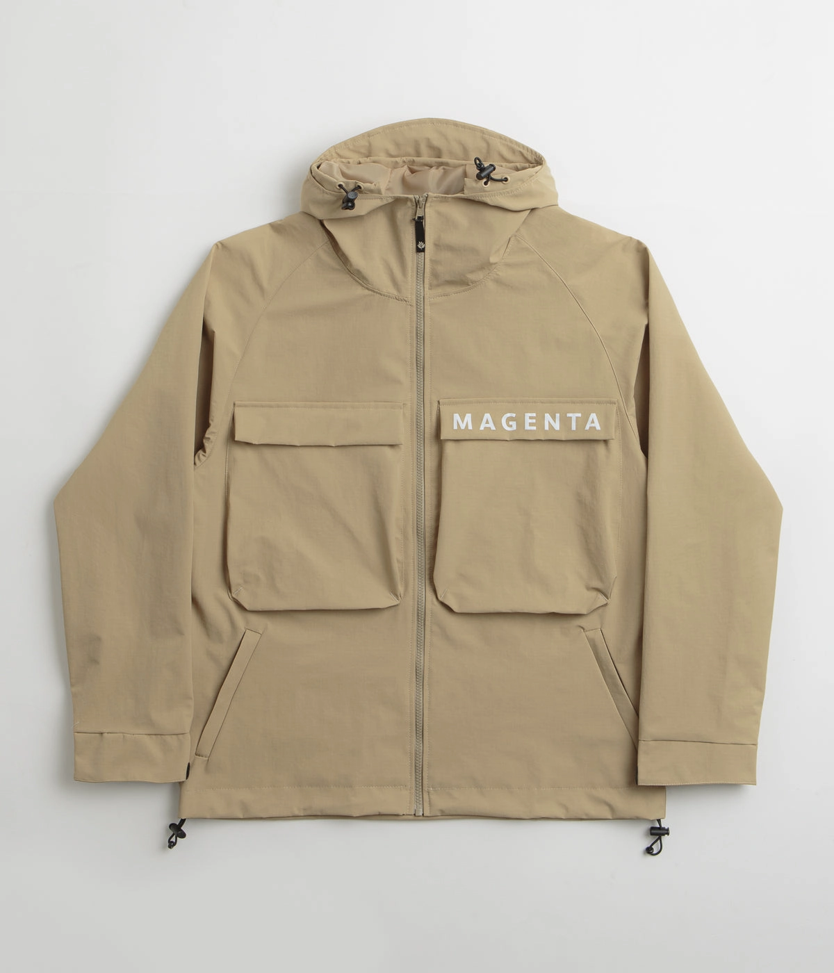 Magenta Storm Parka - Beige Upgrade