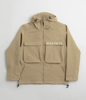 Magenta Storm Parka - Beige Upgrade