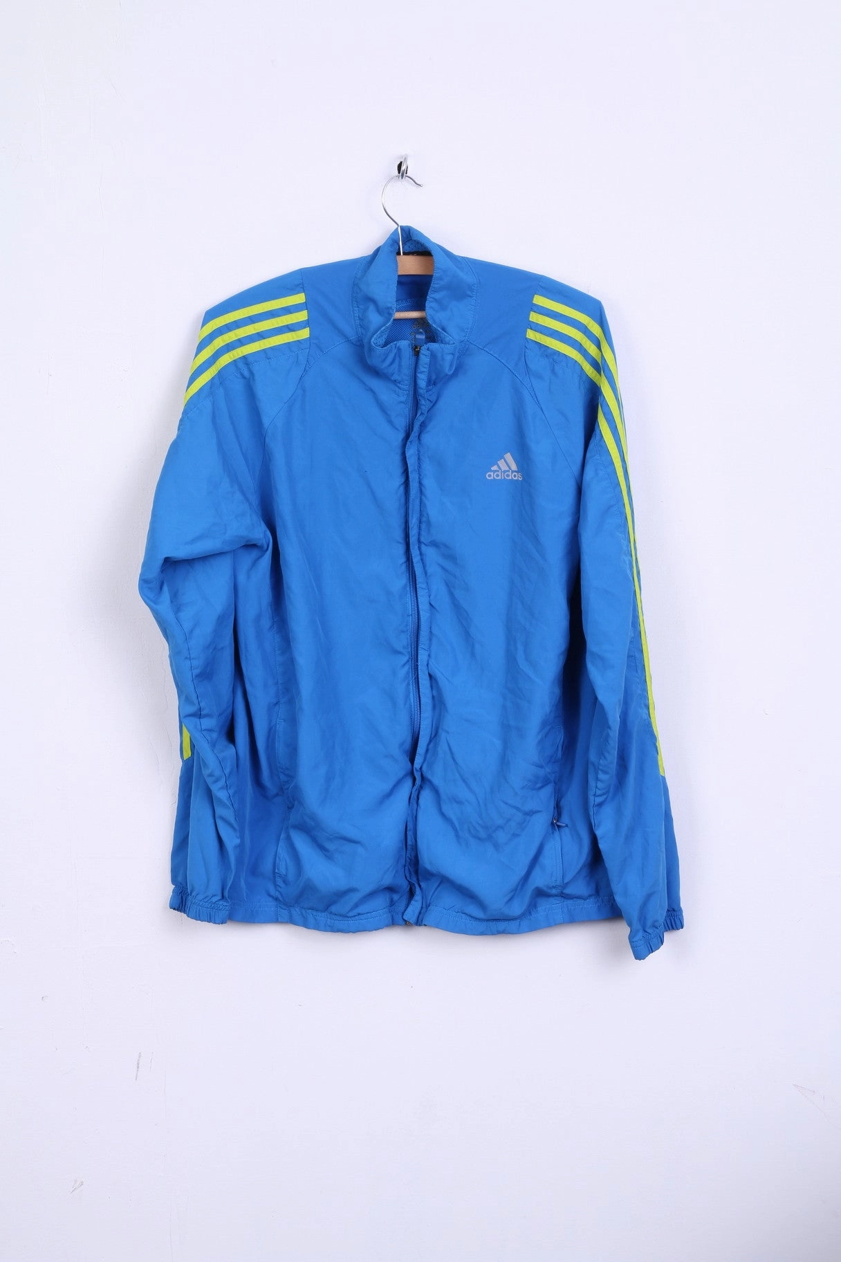 Adidas Mens M Track Top Jacket Light Blue Sport Traning Weekend Vibe