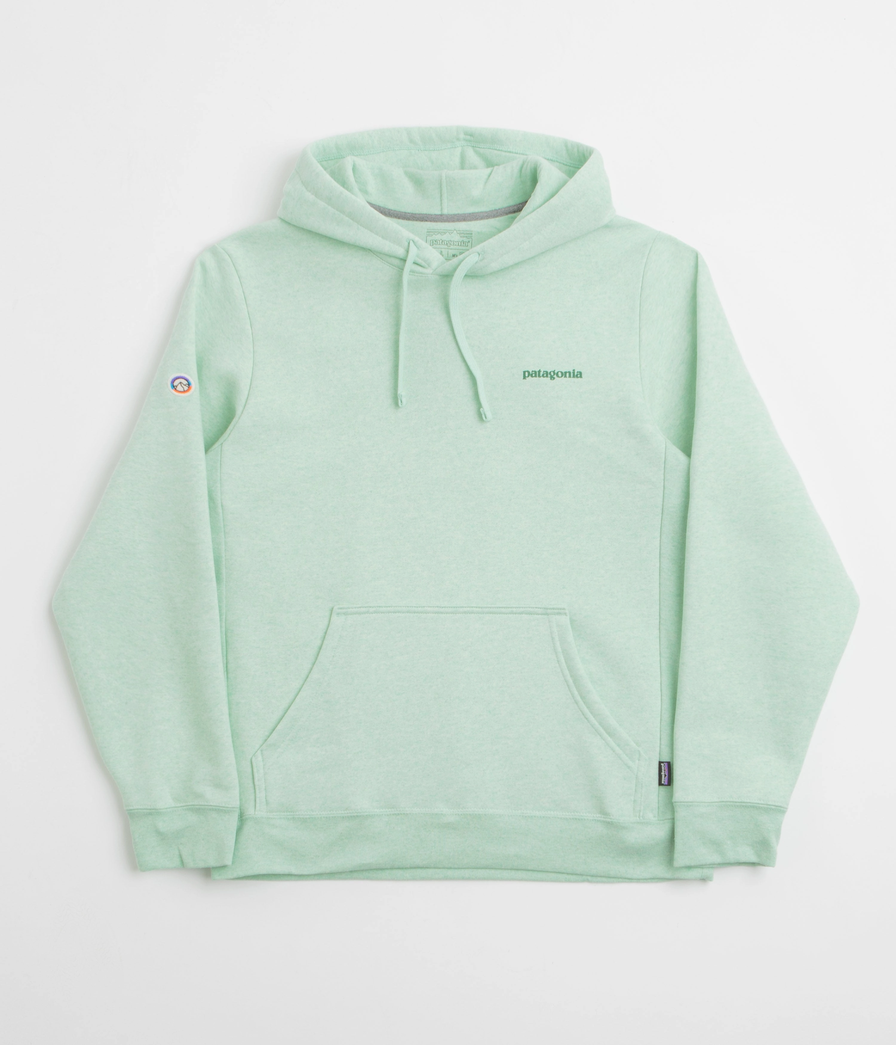 Ventilated Panels Arctic style Patagonia Fitz Roy Icon Uprisal Hoodie - Rinsed Green