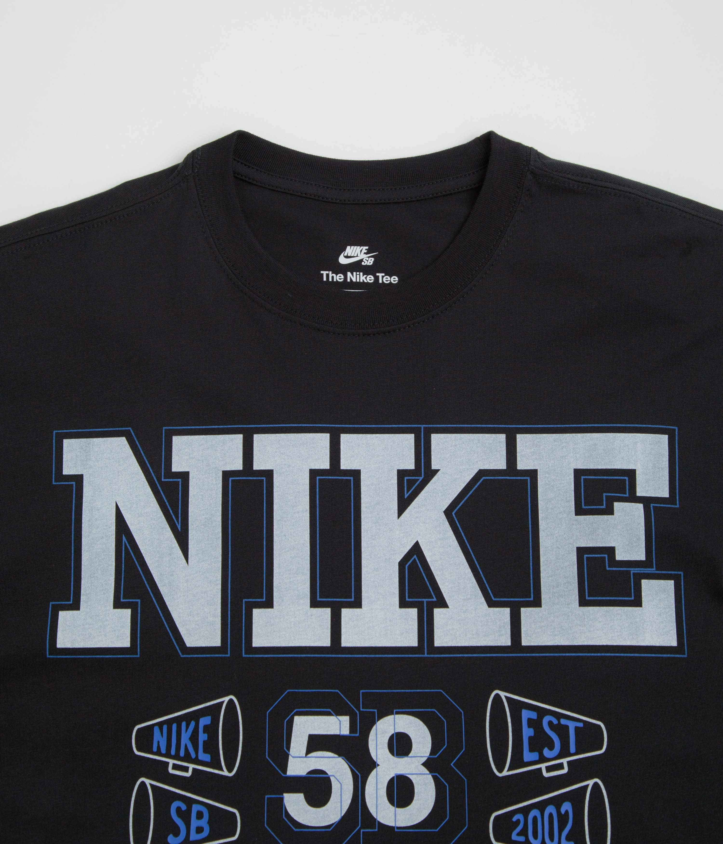 Flexible Collar Active Comfort Nike SB Athletics T-Shirt - Black