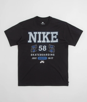 Nike SB Athletics T-Shirt - Black Casual Fashion Fun Prints