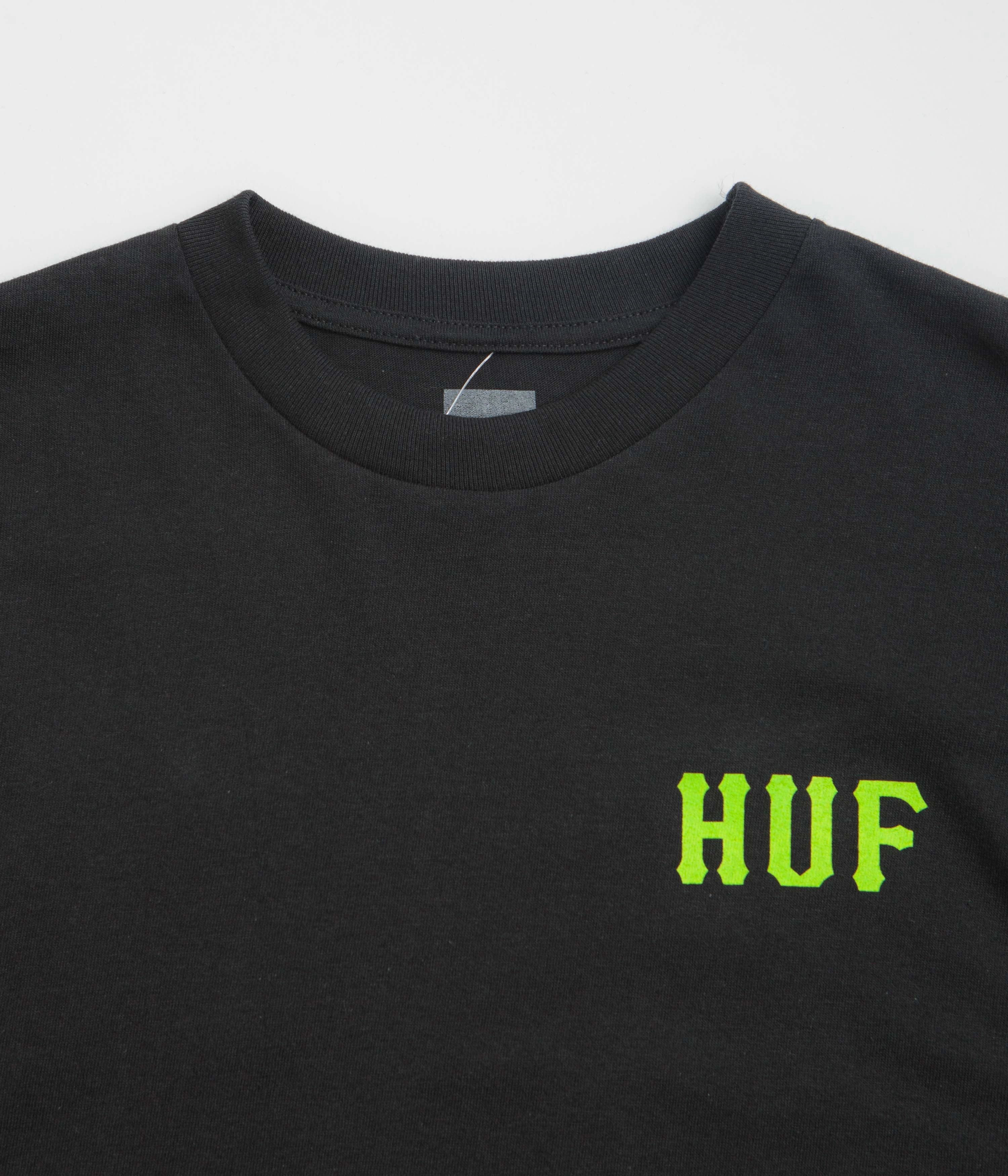 Plus size confidence HUF Classic H T-Shirt - Black