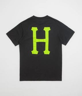 HUF Classic H T-Shirt - Black Flattering Cut