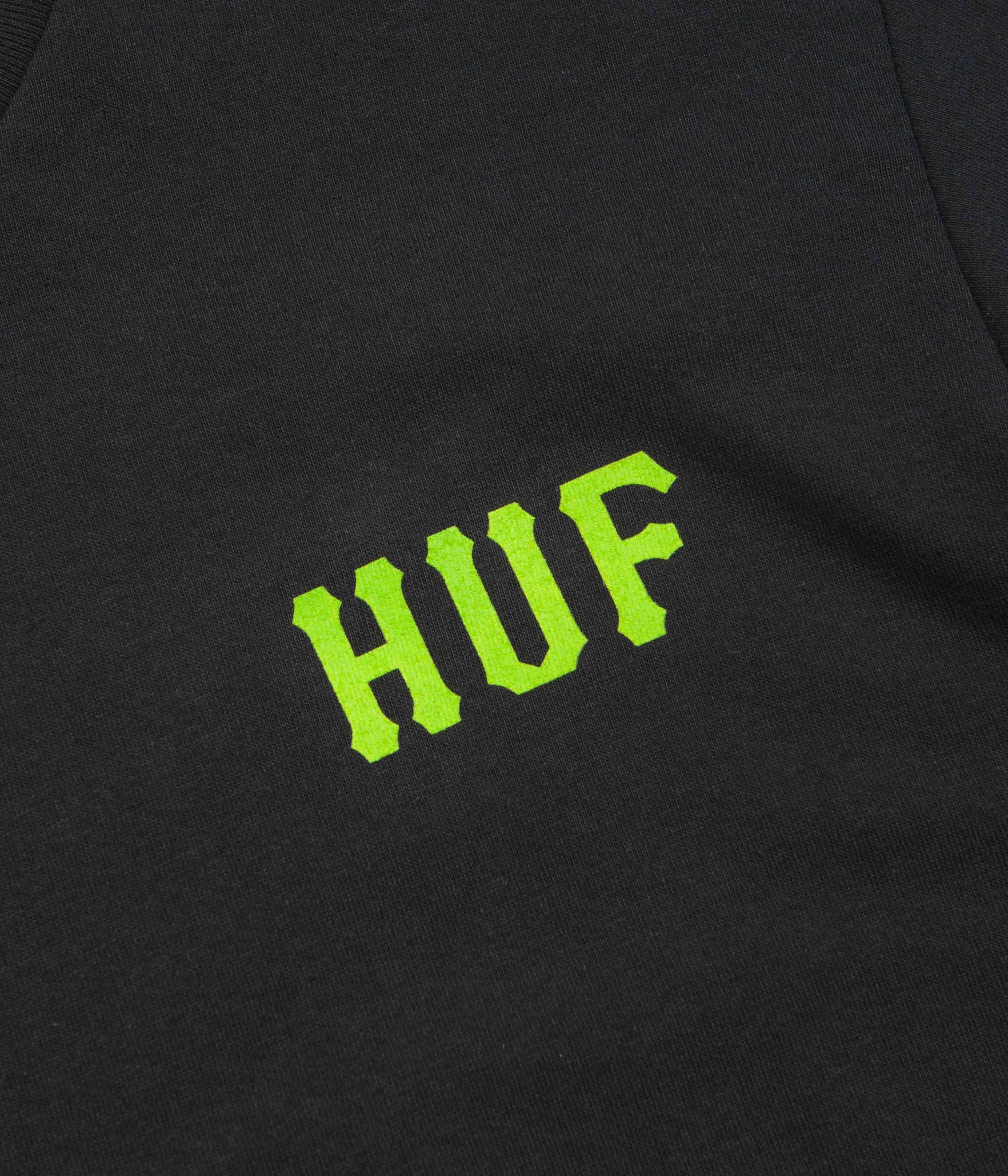 Versatile Piece All-Day Comfort Wear HUF Classic H T-Shirt - Black