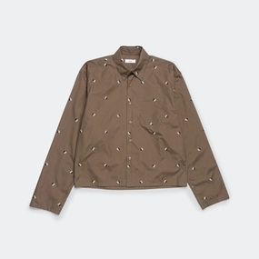 Picnic Outfit Popeline Shirt - Castoro Flowers