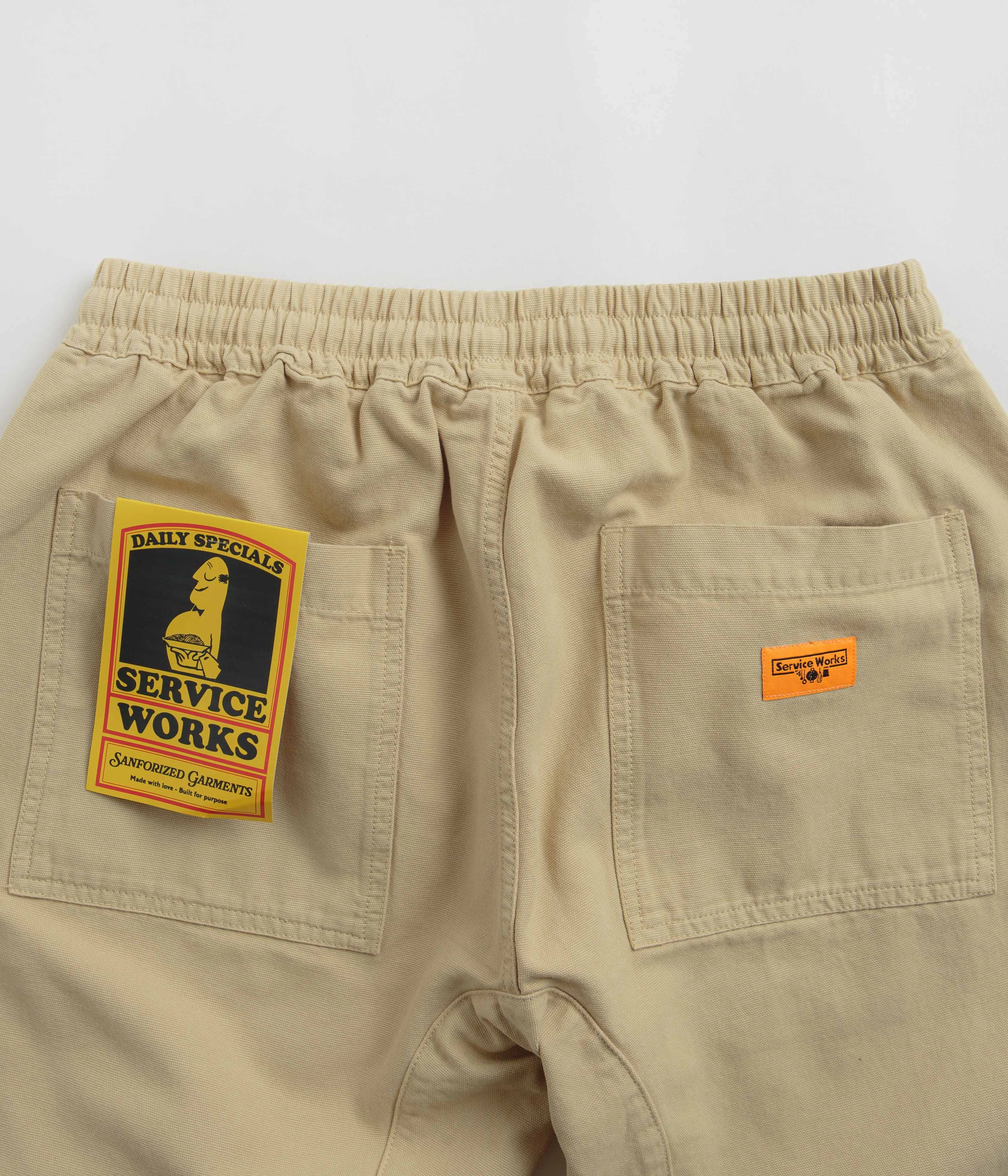Functional Wear Air Comfort Service Works Classic Chef Pants - Khaki