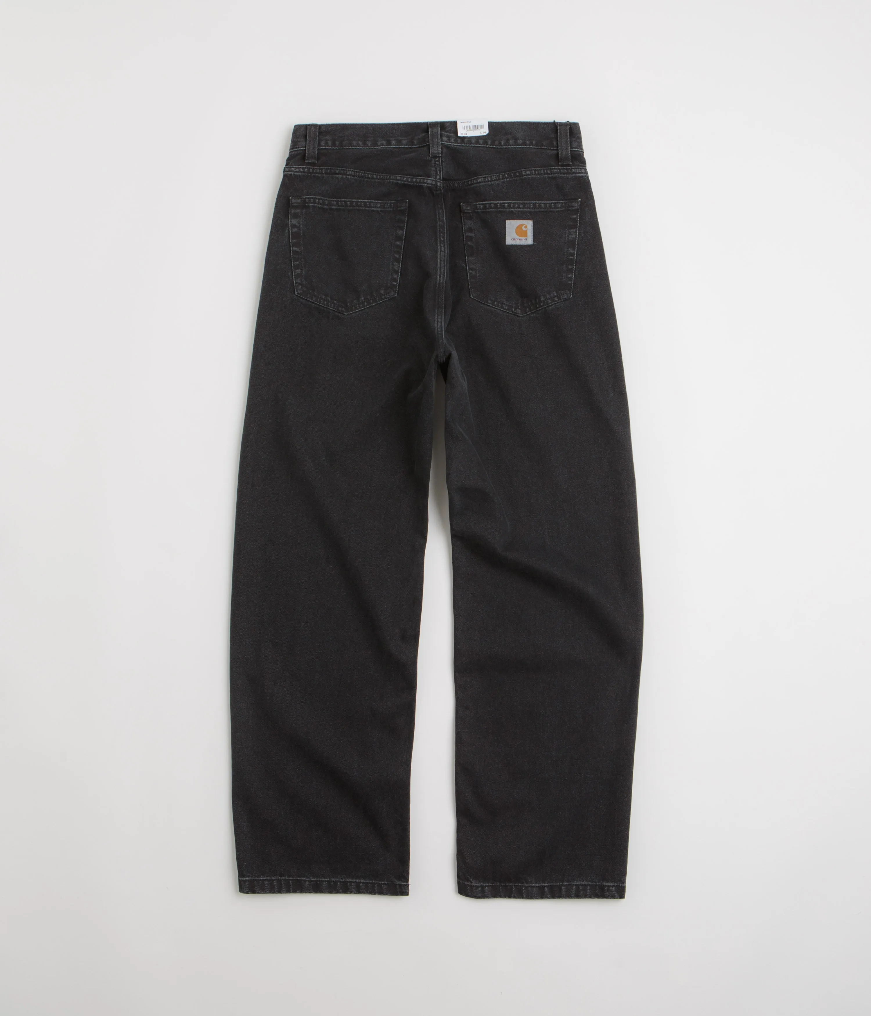 Carhartt Landon Pants - Black Stone Washed Youth Style Office Wear