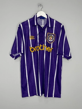 High Visibility Details Weekend League 1992/94 MANCHESTER CITY AWAY SHIRT (XL) UMBRO
