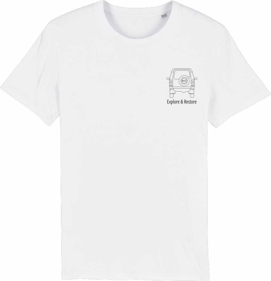 Casual All-Day E R Co Back to Basics T Shirt | White