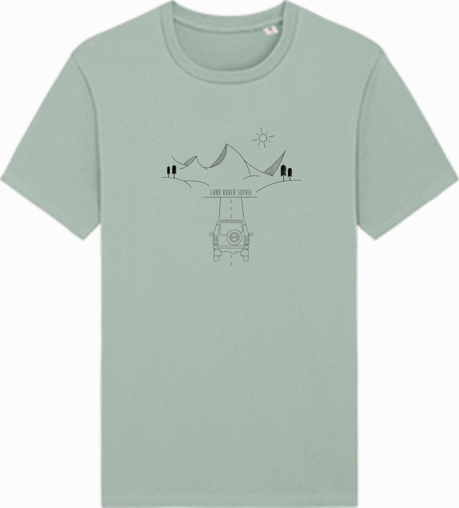 UV Protective Fabric Breathable knit E R Co One For The Road T-Shirt | Aloe