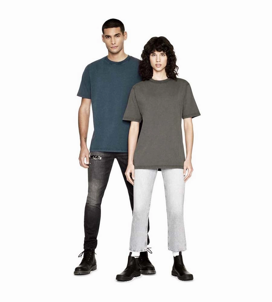 EarthPositive Unisex Oversized Heavy T-Shirt | BLACK Comfortable Design