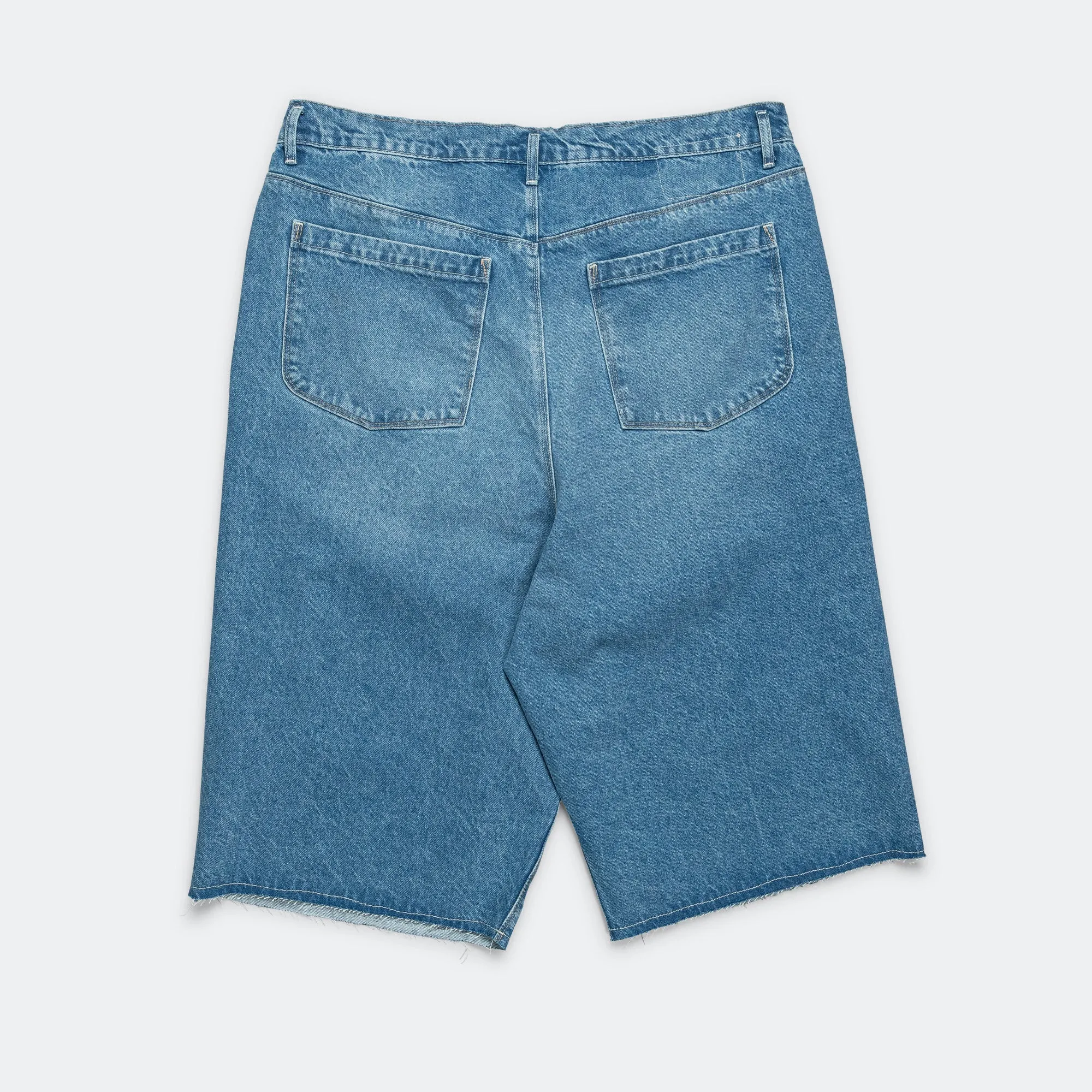 Hypoallergenic Lining Perfect Comfort Big Shorts - Washed Denim Blue