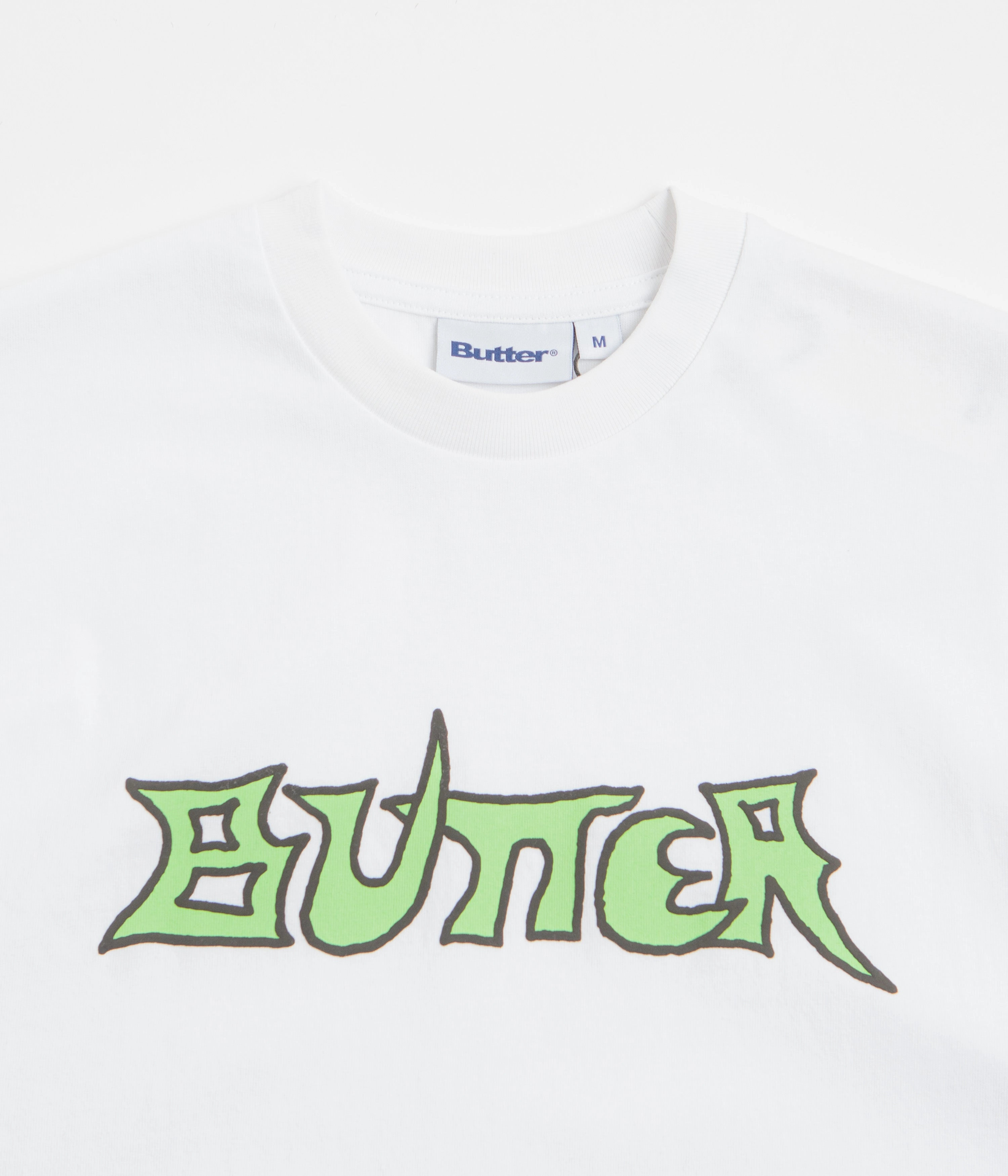 Butter Goods Encounter T-Shirt - White Lightweight Material MultipurposeUse