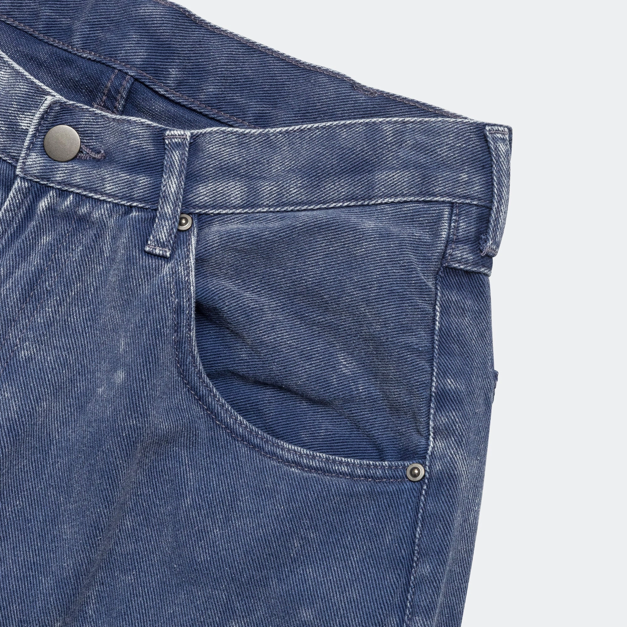 Faded Cargo Shorts - Blue Work Essential Anti Static Finish