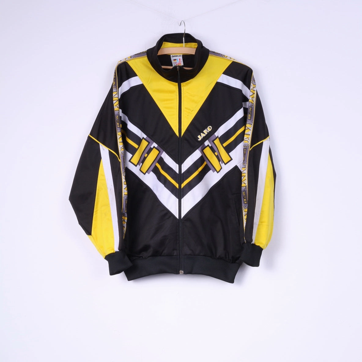 Jako Men M Sweatshirt Black Shiny Full Zipper Sportswear Detailed Top product tropical vibrancy