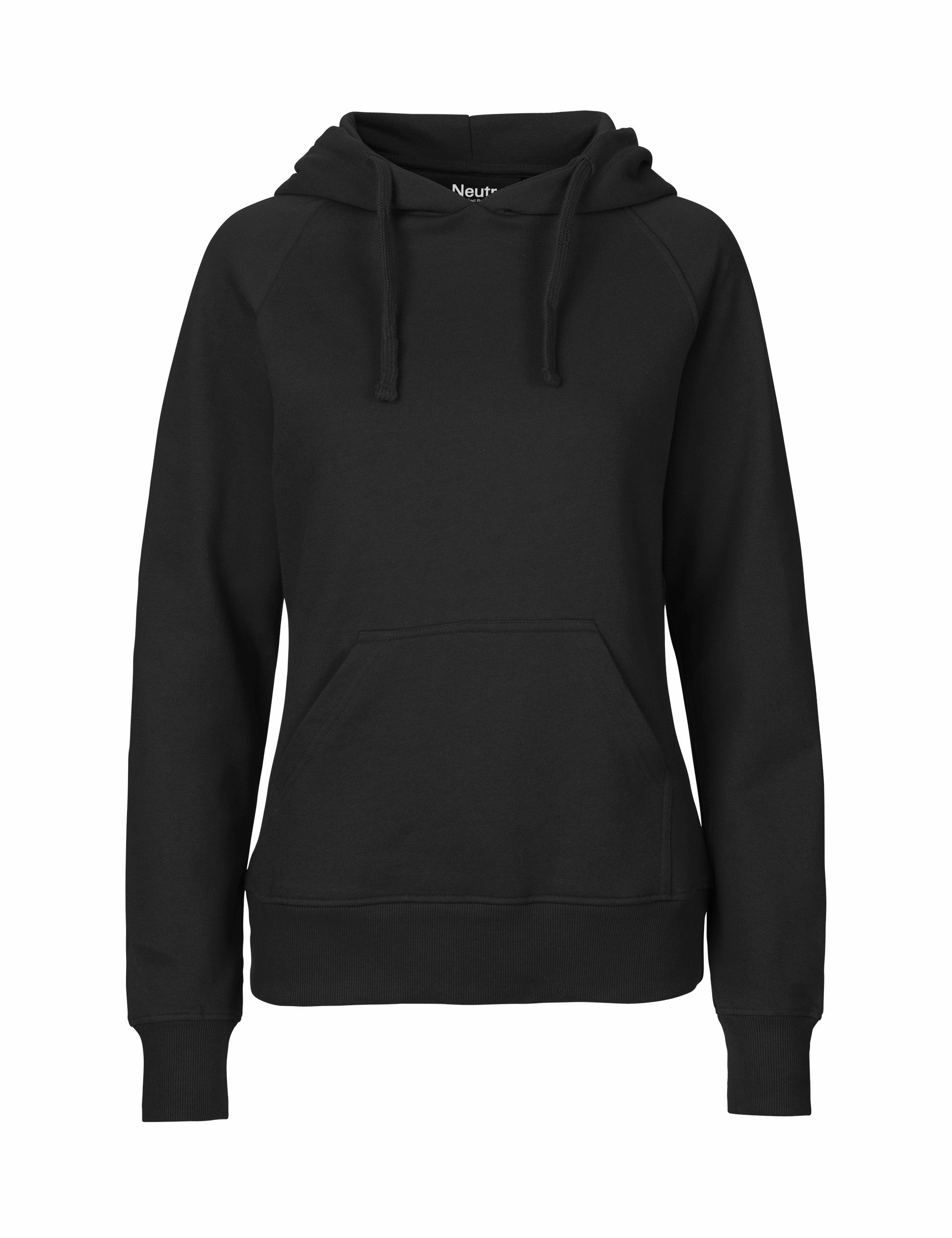 Neutral Ladies Hoodie | BLACK Leather Accents