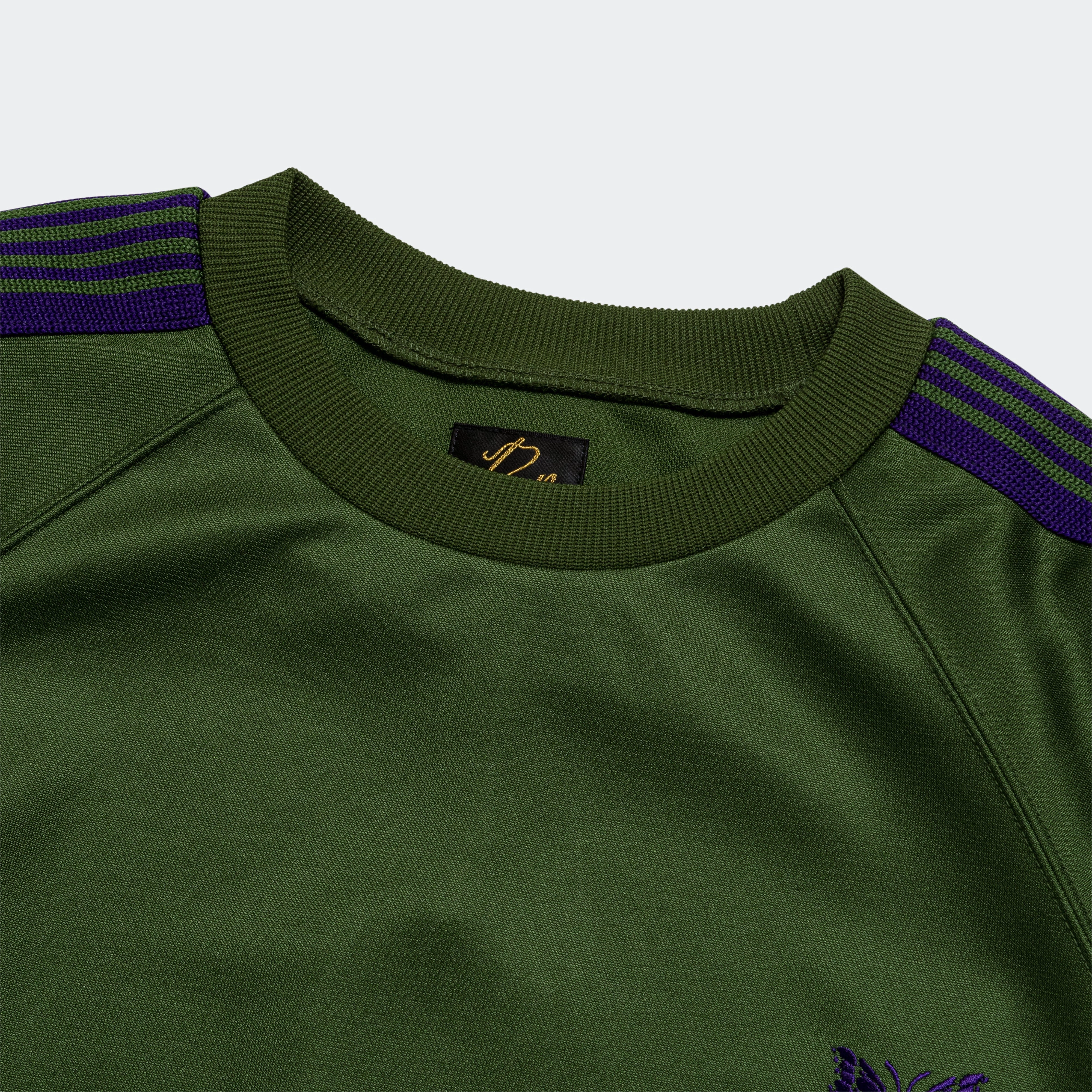 goes with jeans Street Look Track Crew - Ivy Green Poly Smooth