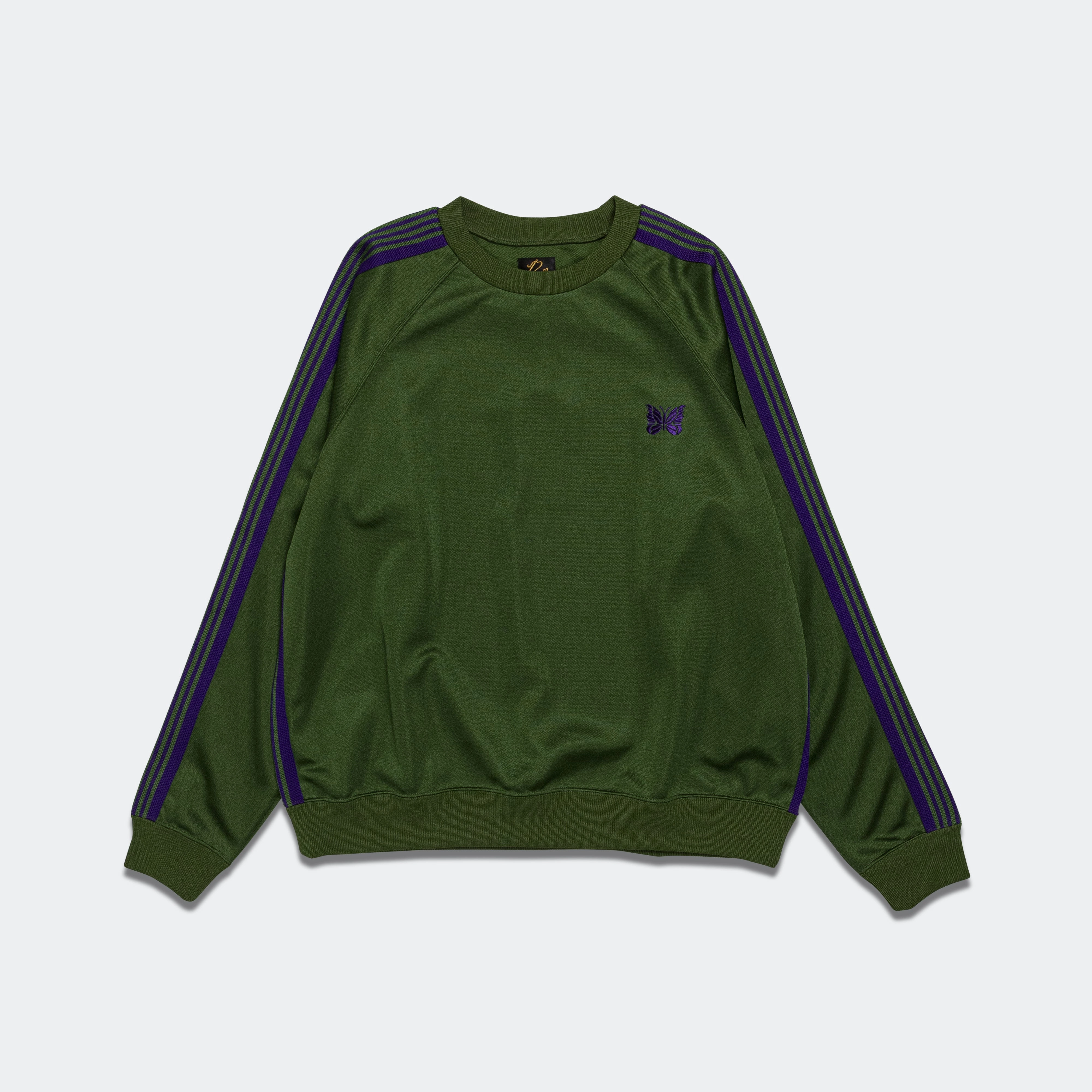 appropriate for hiking Street-Ready Look Track Crew - Ivy Green Poly Smooth