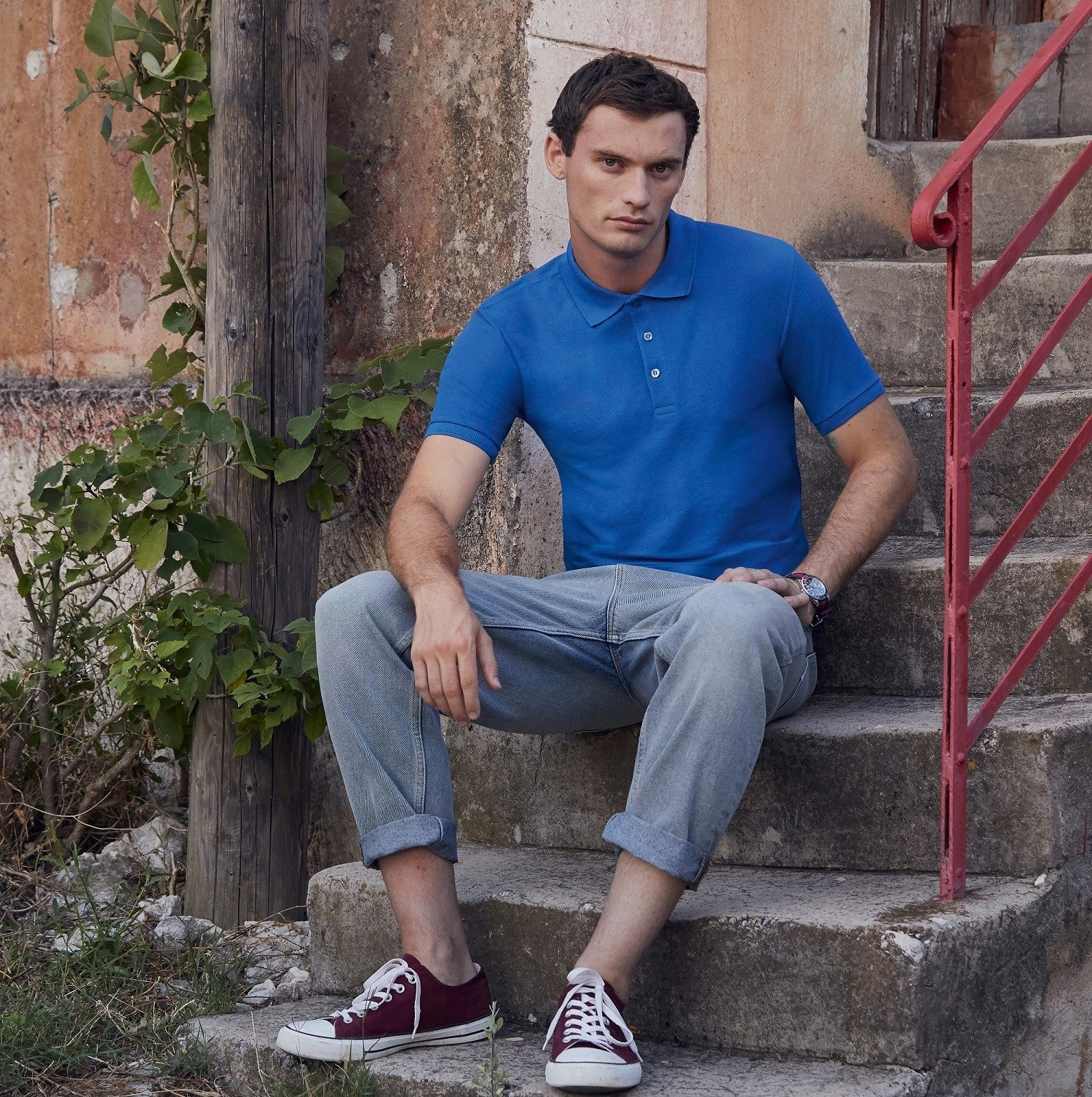 65/35 Tailored Fit Polo | BLACK Holiday Outfit