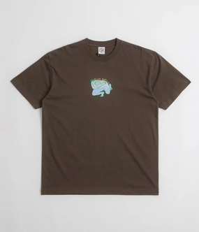 Polar Shy Bow T-Shirt - Brown Versatile and Stylish