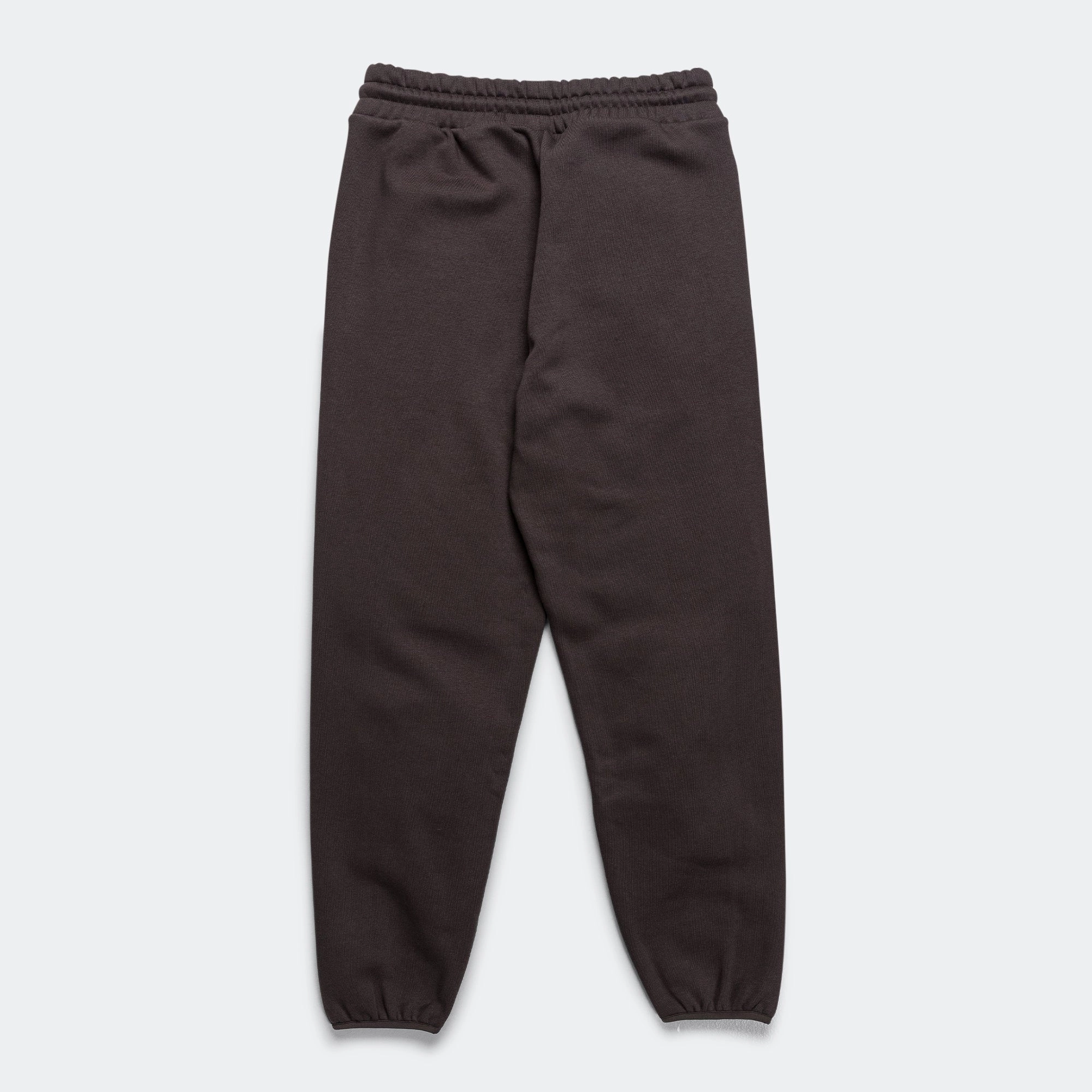 Athletics Solid Cotton Fleece Sweatpant - Night Brown Gripper Waistband