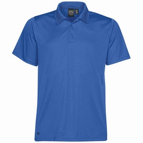Eclipse H2X-Dri Piqu?? Polo | AZURE BLUE Reinforced Collar Stay Cozy Comfort