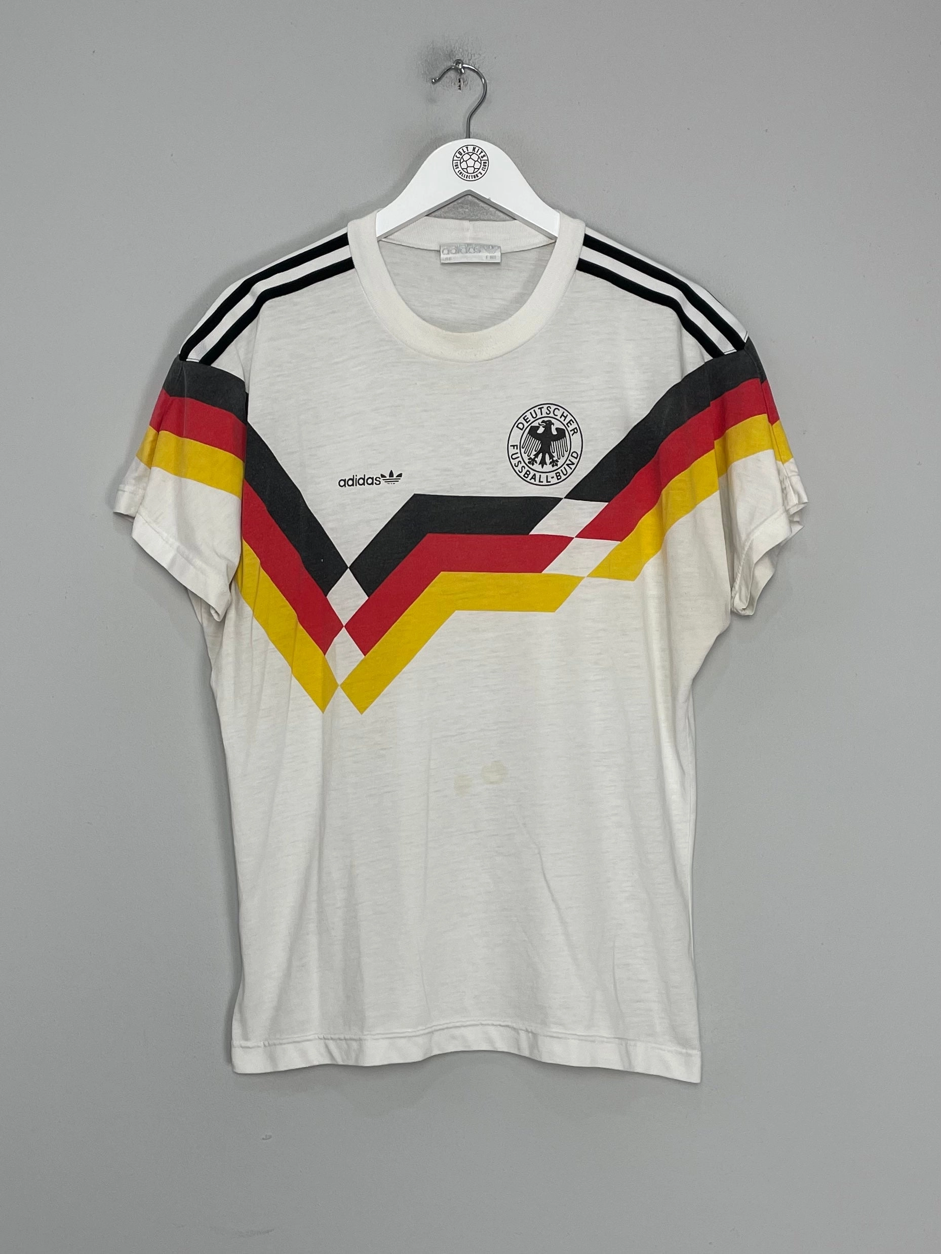 1988/90 GERMANY T-SHIRT (M) ADIDAS Athletic Cut Chill Days