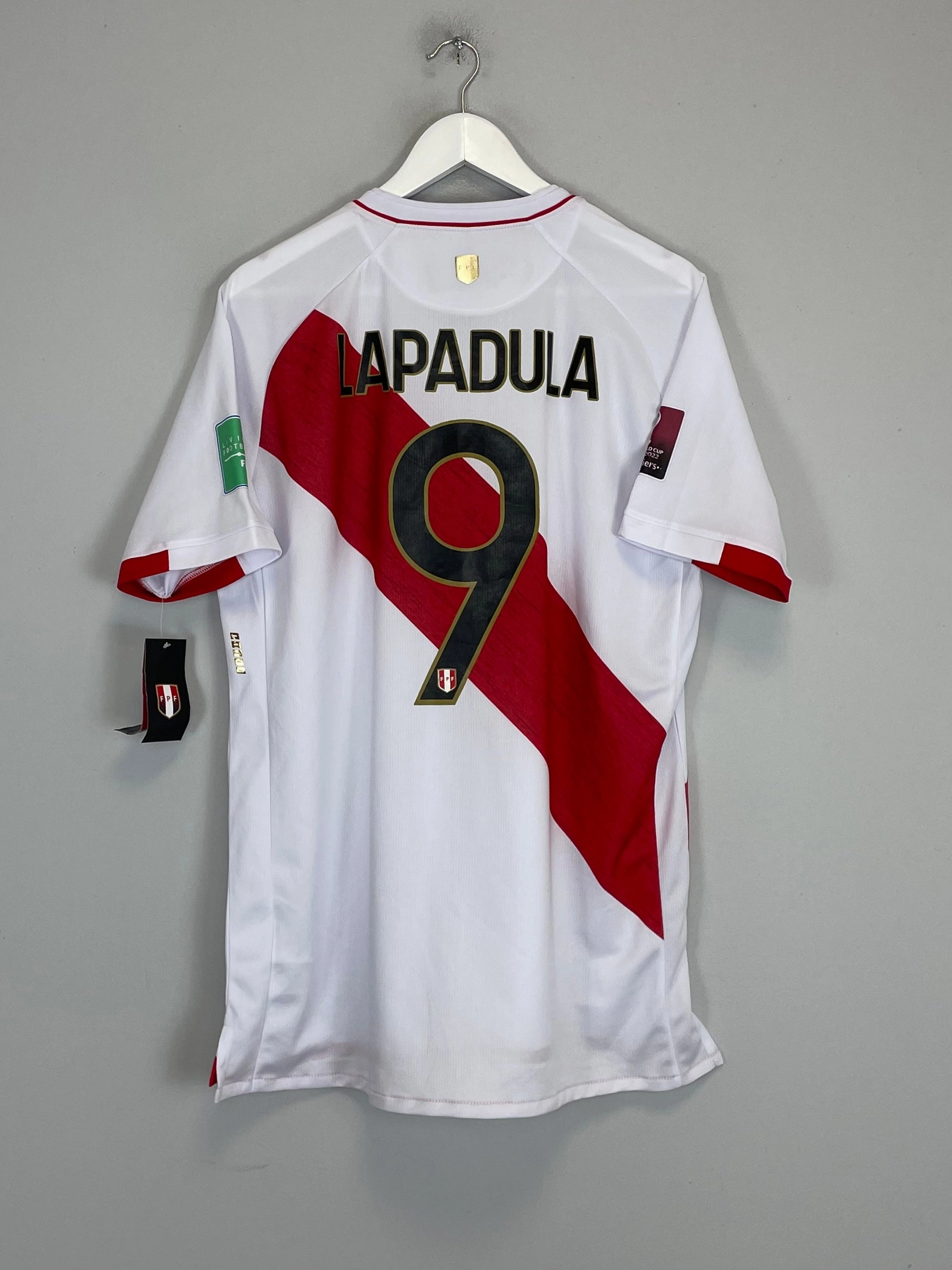 Lightweight Design 2020/21 PERU LAPADULA #9 *BNWT* HOME SHIRT (XL) MARATHON