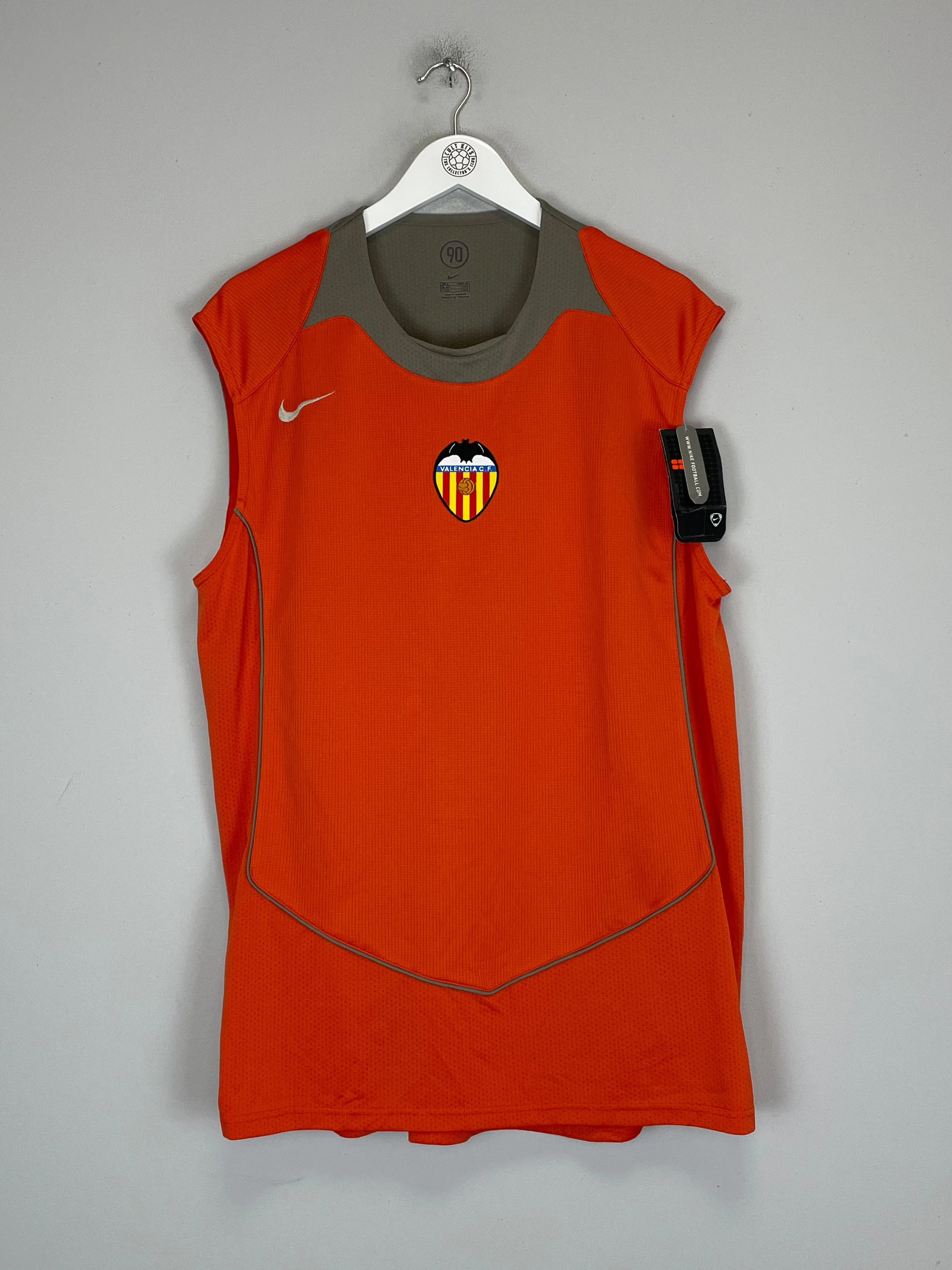 2005/06 VALENCIA *BNWT* TRAINING VEST (XL) NIKE Jacquard Knit Vivid Pattern