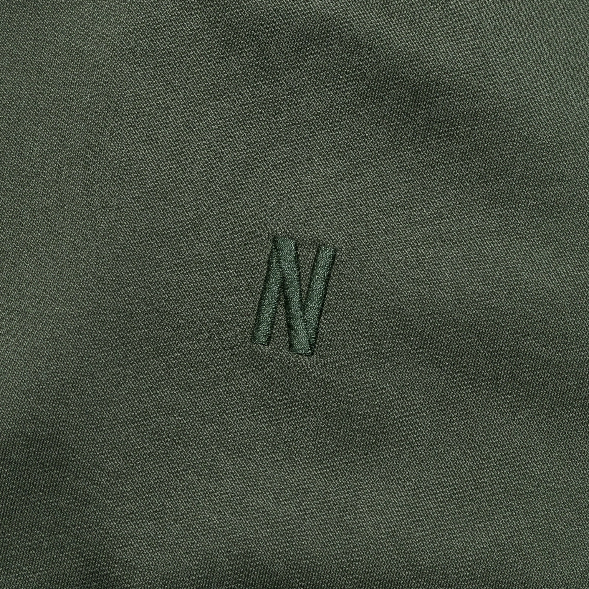 Marten Relaxed Organic Raglan Light Sweatshirt - Spruce Green Trendy Look product industry position