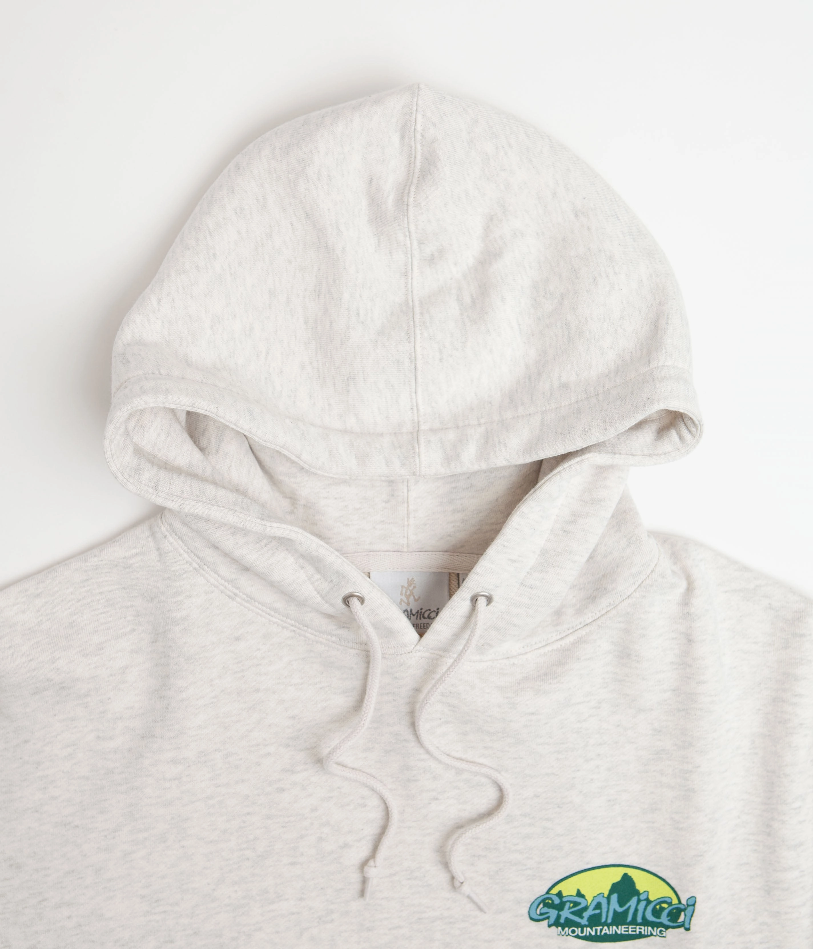 Poly Cotton Blend Athlete Favorite Gramicci Summit Hoodie - Ash Heather