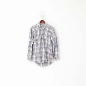 Levi's Men S Casual Shirt Blue Check Vintage Cotton Long Sleeve Western Top Sustainable fashion