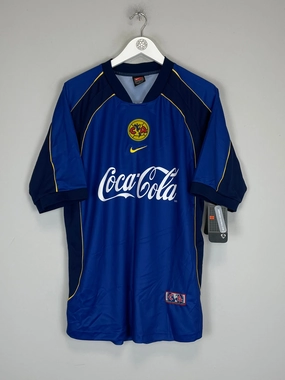 Compression Fit Engineering Athletic Cut 2001/02 CLUB AMERICA *BNWT* AWAY SHIRT (L) NIKE