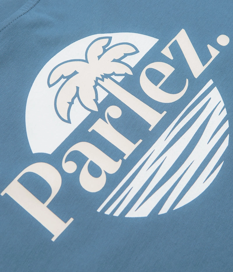 Parlez Boca T-Shirt - China Blue Casual and Soft Lightweight Comfort