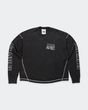 Bold and Comfortable Wilshere LS Tee - Black