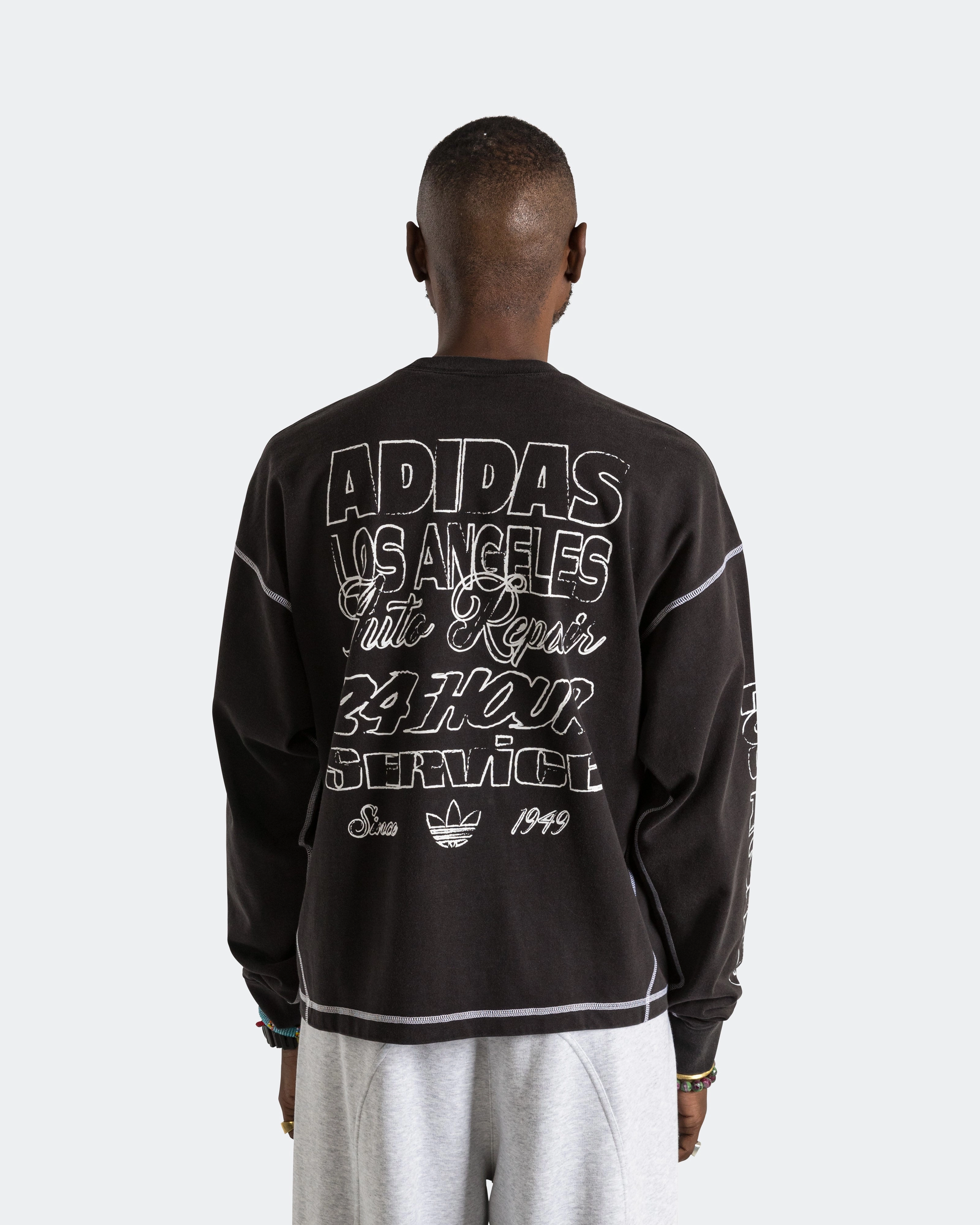 Matte Look Wilshere LS Tee - Black