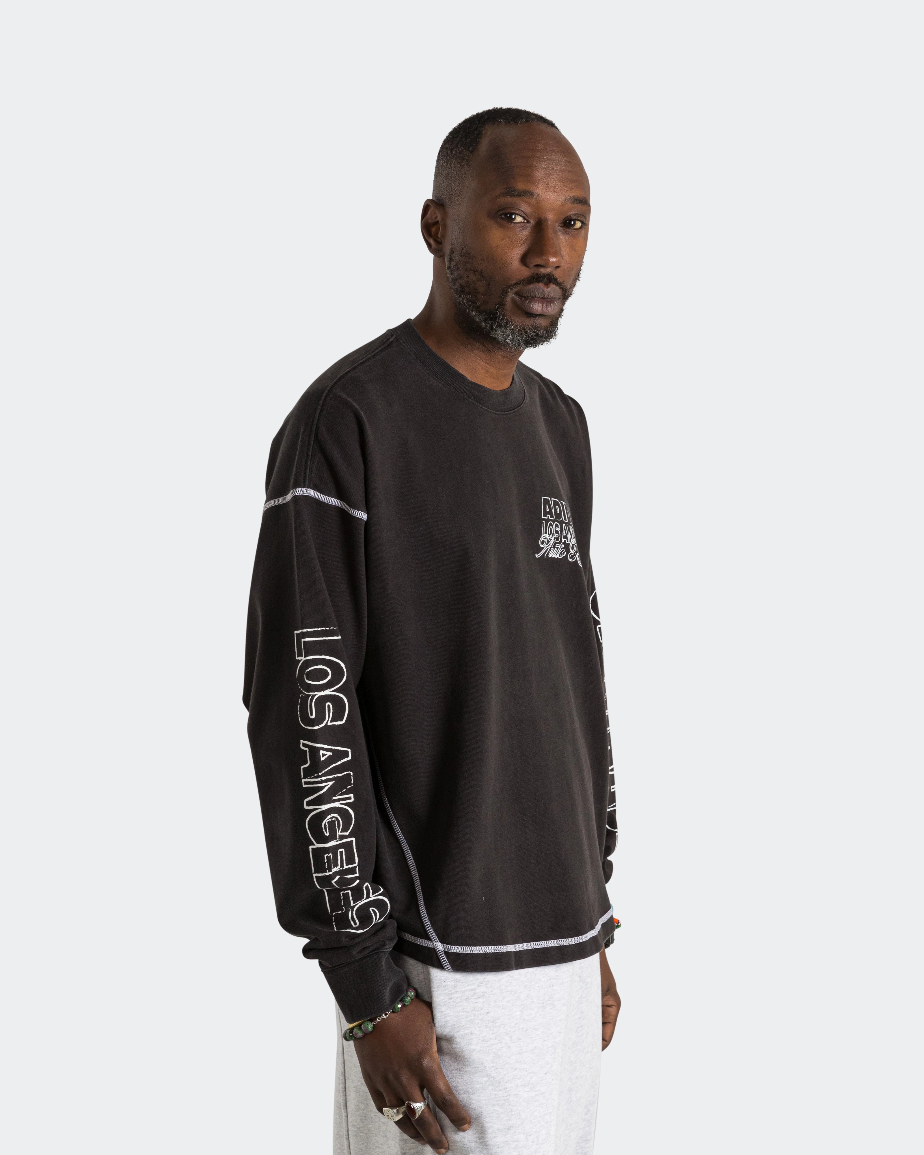 Odor Control Finish Wilshere LS Tee - Black