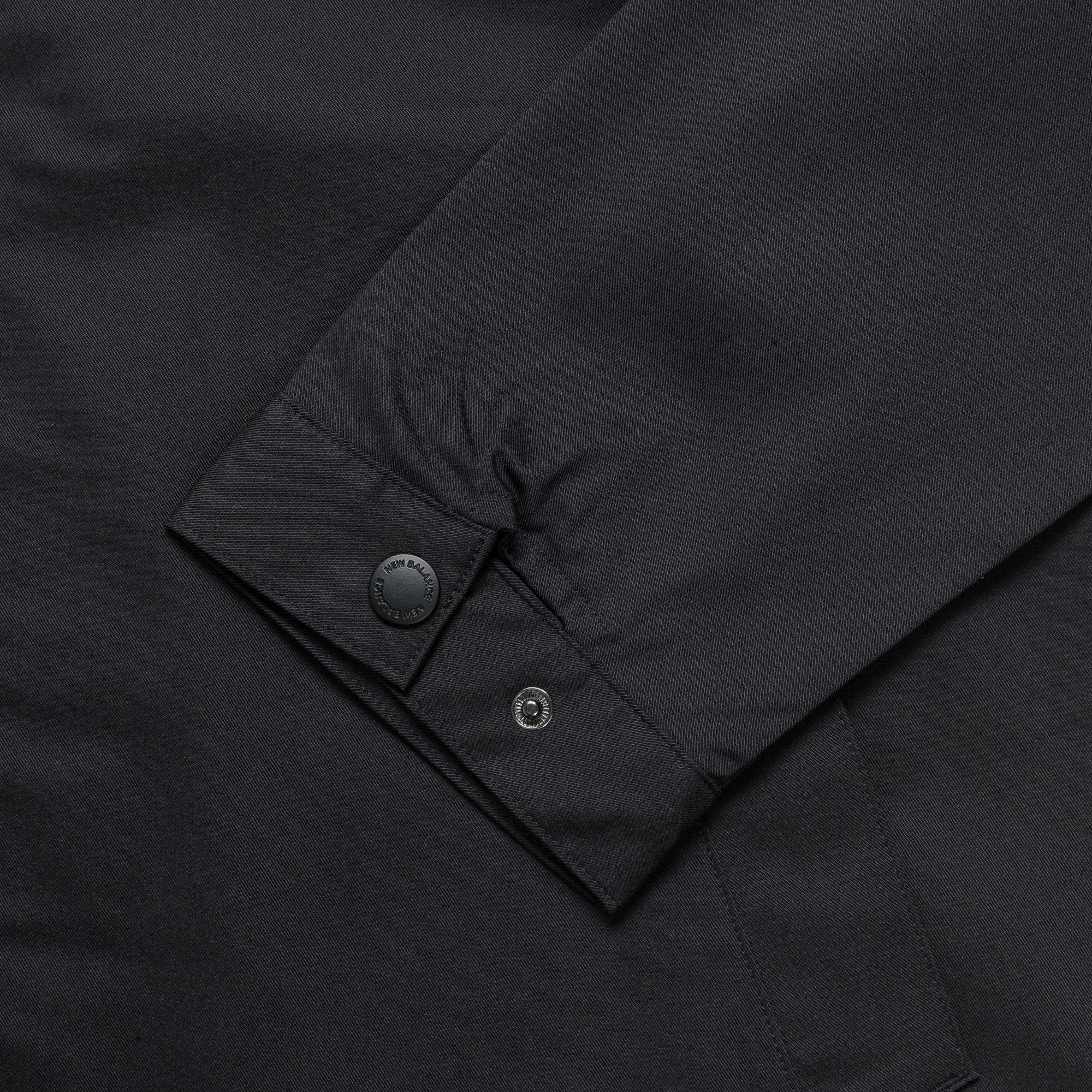 Coaches Twill Jacket - Black MeshLinedVents