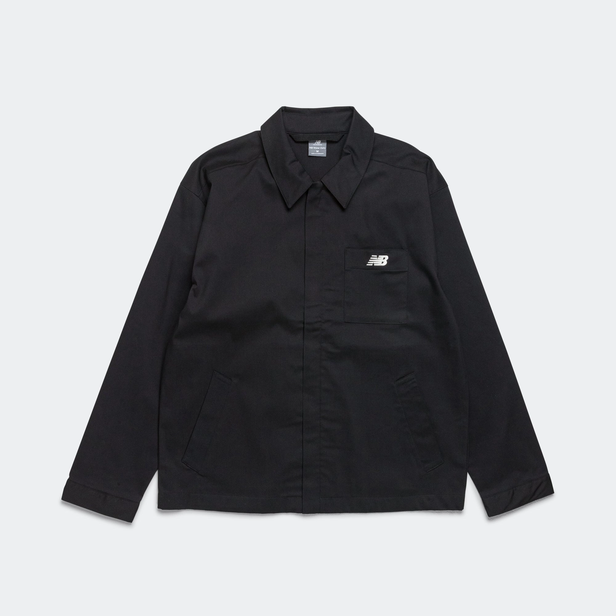 Coaches Twill Jacket - Black High Loft Insulation
