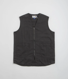 All terrain Recommendation Uskees 3036 Drill Zip-Up Vest - Charcoal